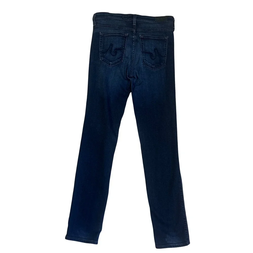 AG Adriano Goldschmied Dark Wash Prima Mid-Rise‎ Cigarette Jeans | 27R